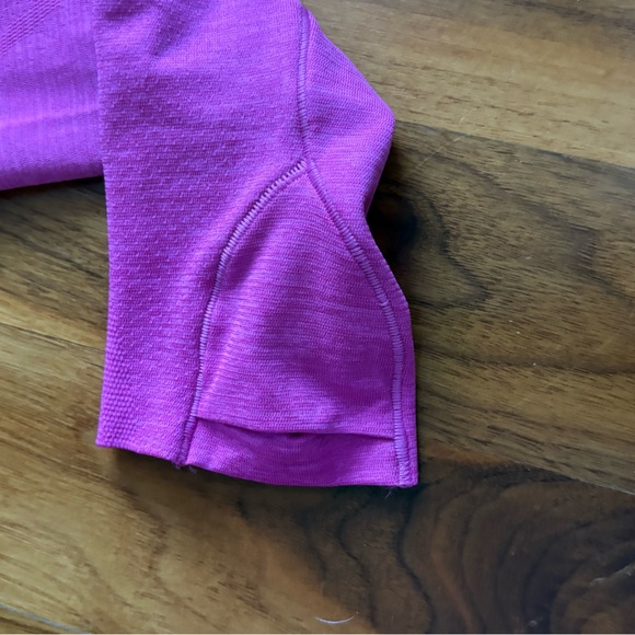 Lululemon Swiftly tech 2.0 Pink Long Sleeve Cropped Top - Picture 7 of 12